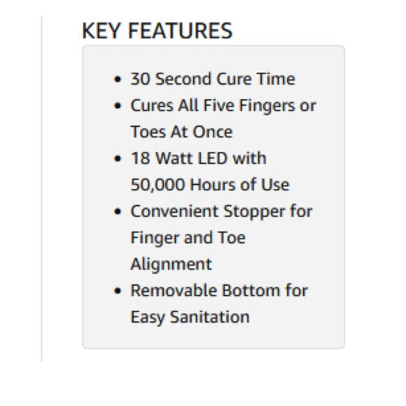 Red Carpet Manicure Salon Pro 5-30 LED Light Curing UV Gel Polish and Nail Gel - Picture 2 of 4